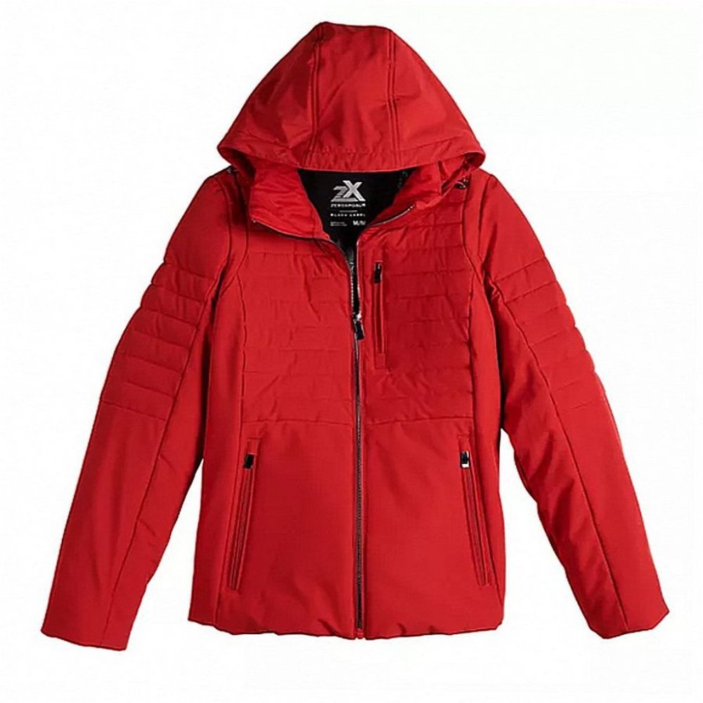 BLACK LABEL ZEROXPOSUR  Women's Performance Stretch Insulated Coat Size M Red - Picture 2 of 6